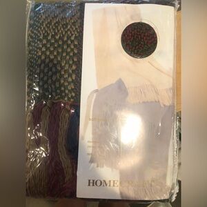 Multicolor Woven Throw Blanket